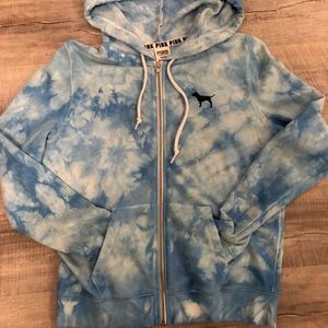 PINK Tie-Dye Full Zip